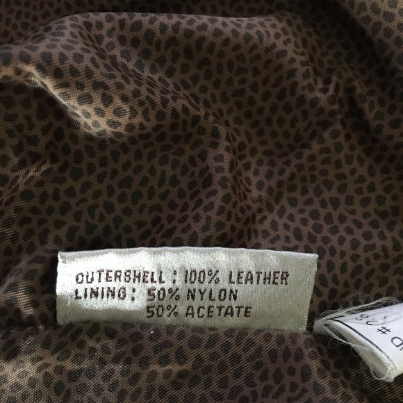 vintage leather jacket - Picture 3 of 7